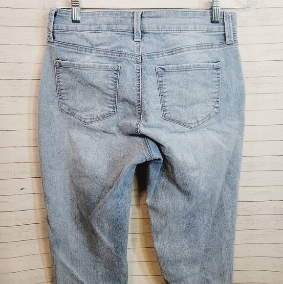 NYDJ CROCHET LACE HEM ANKLE JEANS, SZ 4 - Picture 7 of 16